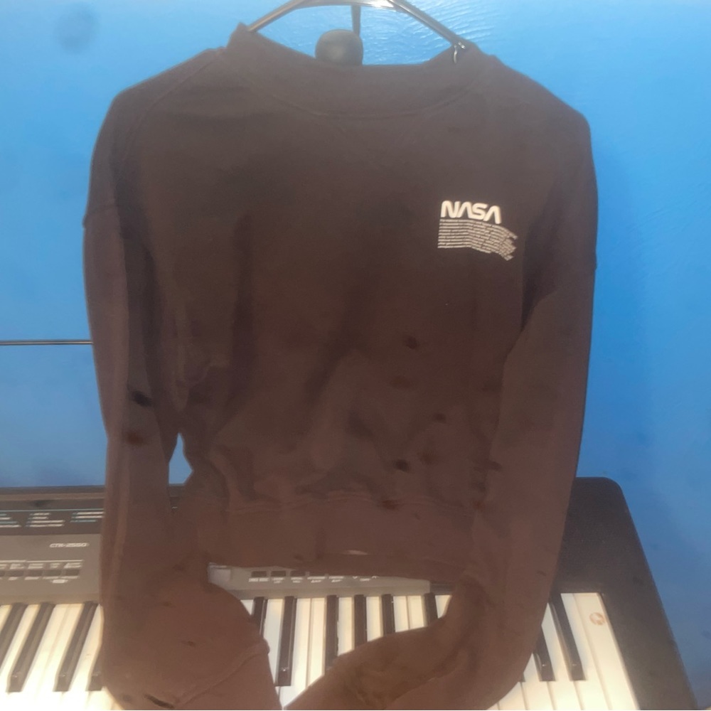 NASA Brown Crewneck